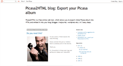 Desktop Screenshot of blog.picasa2html.com